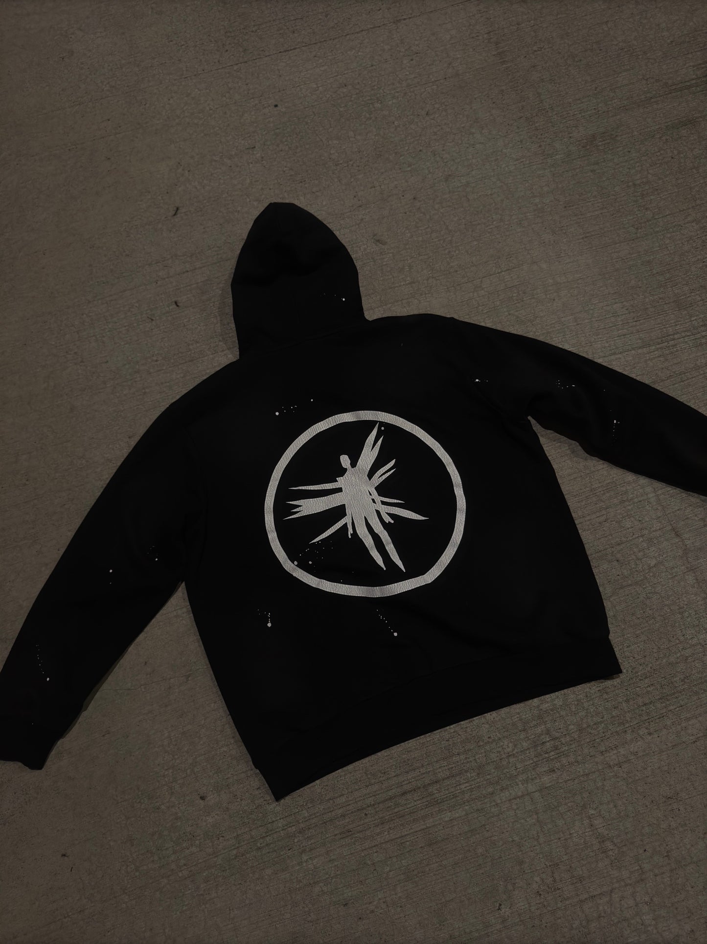 Splattered Ink Hoodie